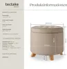 TecTake 403966, Písková, Polyester, MDF Náhled obrázku produktu 7
