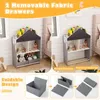 GOPLUS 2 in 1 Kinder Bücherregal, Whiteboard & Tafel Produktbild-Vorschau 8