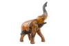 Elefant laufend, Holz-Elefant mit erhobenen Rüssel, Produktbild-Vorschau 2