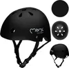 KASK DZIECIĘCY ROWER HULAJNOGA - MoMi MIMI CZARNY MAT - ABS Podgląd zdjęcia produktu 1