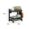 Heikoeco® Küchengeschirrabtropfgestell, Multifunktionales Produktbild-Vorschau 7