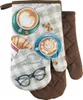 Kuchyňské rukavice s magnetem Cappuccino II F22A257-B Sada Náhled obrázku produktu 1