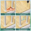 Bettizia 75cm U-Form Treppengeländer für Innen und Außen - Produktbild-Vorschau 3