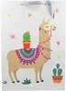 Große Geschenktüte Lama Alpaka 31x42cm - Geschenkverpackung Produktbild-Vorschau 2