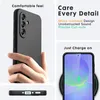 A hand holding a black phone case, with close-ups of the case's features and a phone charging wirelessly. Náhled obrázku produktu