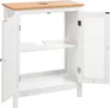 BELIANI Skrinka pod umývadlo biela MDF 60 x 75 cm s Náhľad obrázku produktu 4