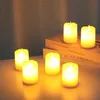lot de 4 bougies LED sans flamme avec effet de Voir les images du produit 10