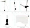 A collage of five close-up images showcasing different features of a white awning. Anteprima dell’immagine prodotto