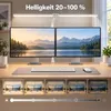 24W Schreibtischlampe Led Klemmbar, 80CM Weiß Monitor Lampe Produktbild-Vorschau 4