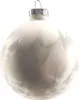TrendLine Weihnachtskugeln aus Glas Ø 8 cm weiß-silber 6 Produktbild-Vorschau 1