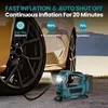 Akku-Kompressor für Makita 18V-Akku, Elektrische Luftpumpe Produktbild-Vorschau 3