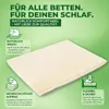 WOOL-STAM Matratzen Topper aus 100% Schurwolle – 5-Zonen Produktbild-Vorschau 6