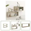 The Living Store Würfelregale 2 Stk. Sonoma-Eiche 60x15x23 Produktbild-Vorschau 10