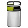 EKO - OLI-Cube Open Top Poubelle 10+10 litres - Stainless Voir les images du produit 3