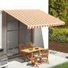 vidaXL Toile de store jaune et orange 4x3 m Voir les images du produit 2
