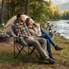 Relaxdays Camping Bank, faltbar, Tragetasche, Produktbild-Vorschau 2