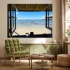 MuchoWow® Poster Blick auf den Strand und das Meer 160x120 Produktbild-Vorschau 3