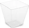 50x Quadratische Dessertbecher 120 ml – Wiederverwendbare Produktbild-Vorschau 1