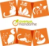 Avenue Mandarine 3x 6-teiliges Schablonenset für Kinder, Produktbild-Vorschau 2