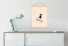 MuchoWow® Textilposter Ziege - Schwarz - Skateboard - Weiß Produktbild-Vorschau 3