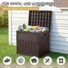FCH Gartenbox Wasserdicht, 126L Kunststoff-Aufbewahrungsbox Produktbild-Vorschau 6