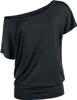 RED by EMP Damen schwarzes lockeres Basic T-Shirt lässig Produktbild-Vorschau 1