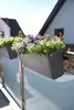 Fioriera da balcone BALKONA CLASSICO in plastica grigio Anteprima dell’immagine prodotto 2