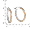 Zeeme Basic Ohrringe 925/- Sterling Silber 2,0cm mehrfarbig Produktbild-Vorschau 2