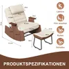 Fauteuil à bascule UnboxG avec repose-pieds, fauteuil relax Voir les images du produit 5