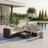 Mucola Lounge Set Polyrattan Gartenmöbel Rattanmöbel Produktbild-Vorschau 4