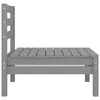 4-tlg. Garten-Lounge-Set Massivholz Kiefer Grau Produktbild-Vorschau 7