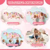 COSTWAY Montessori Busy Board, drewniana tablica motoryczna Podgląd zdjęcia produktu 8
