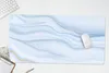 MuchoWow® Schreibtischunterlage Marmor - Welle - Blau - Produktbild-Vorschau 5
