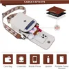 MUIIKOLA cellulare borsa a tracolla RFID grande capacità Anteprima dell’immagine prodotto 5