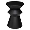 Eazy Living Bočný stolík Totem Ø 36 cm Hetty Black Náhľad obrázku produktu 1