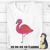 Mr. & Mrs. Panda T-Shirt Flamingo Classic - Weiß - Produktbild-Vorschau 3