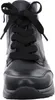 A close-up front view of a black leather boot. Anteprima dell’immagine prodotto