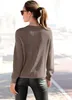 LASCANA Strickpullover mit überschnittenen Schultern stein Produktbild-Vorschau 4