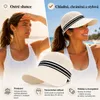 Nastavitelný dámský sluneční klobouk 55–60 cm, prodyšný Náhled obrázku produktu 4