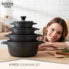 Briebe MGK12S Indukční sada hrnců 8dílná sada litého Náhled obrázku produktu 2