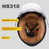 Jethelm Motorradhelm Halbschalenhelm mit Doppelvisier Produktbild-Vorschau 2