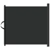 vidaXL Haustier-Barriere Ausziehbar Schwarz 117,5x125 cm Produktbild-Vorschau 1
