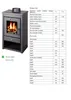 Kaminofen 7,5kW Holzofen Kachelofen Werkstattofen Heizofen Produktbild-Vorschau 11