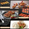 YASHE Multi Mini Waffelmaker, Bereitet 8 x 5 cm Kleine Produktbild-Vorschau 3