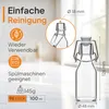 96x Glasflasche 100ml Flaschen zum Befüllen Einmachgläser Produktbild-Vorschau 7
