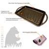 Kitchenbear - Grillplatte aus Gusseisen inkl. Silikonmatte Produktbild-Vorschau 4