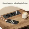 VASAGLE Nachttisch mit Steckdose und 3 Schubladen, 40 x 30 Produktbild-Vorschau 7
