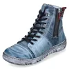 KRISBUT Komfort Stiefeletten Damen 31343437333337 Blau 39 Produktbild-Vorschau 4