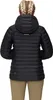 A woman wearing a black hooded jacket. Produktbild-Vorschau