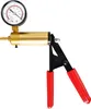A vacuum pump with a pressure gauge and a handle, isolated on a white background. Náhľad obrázku produktu